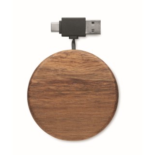 Cargador inalámbrico de madera personalizado
